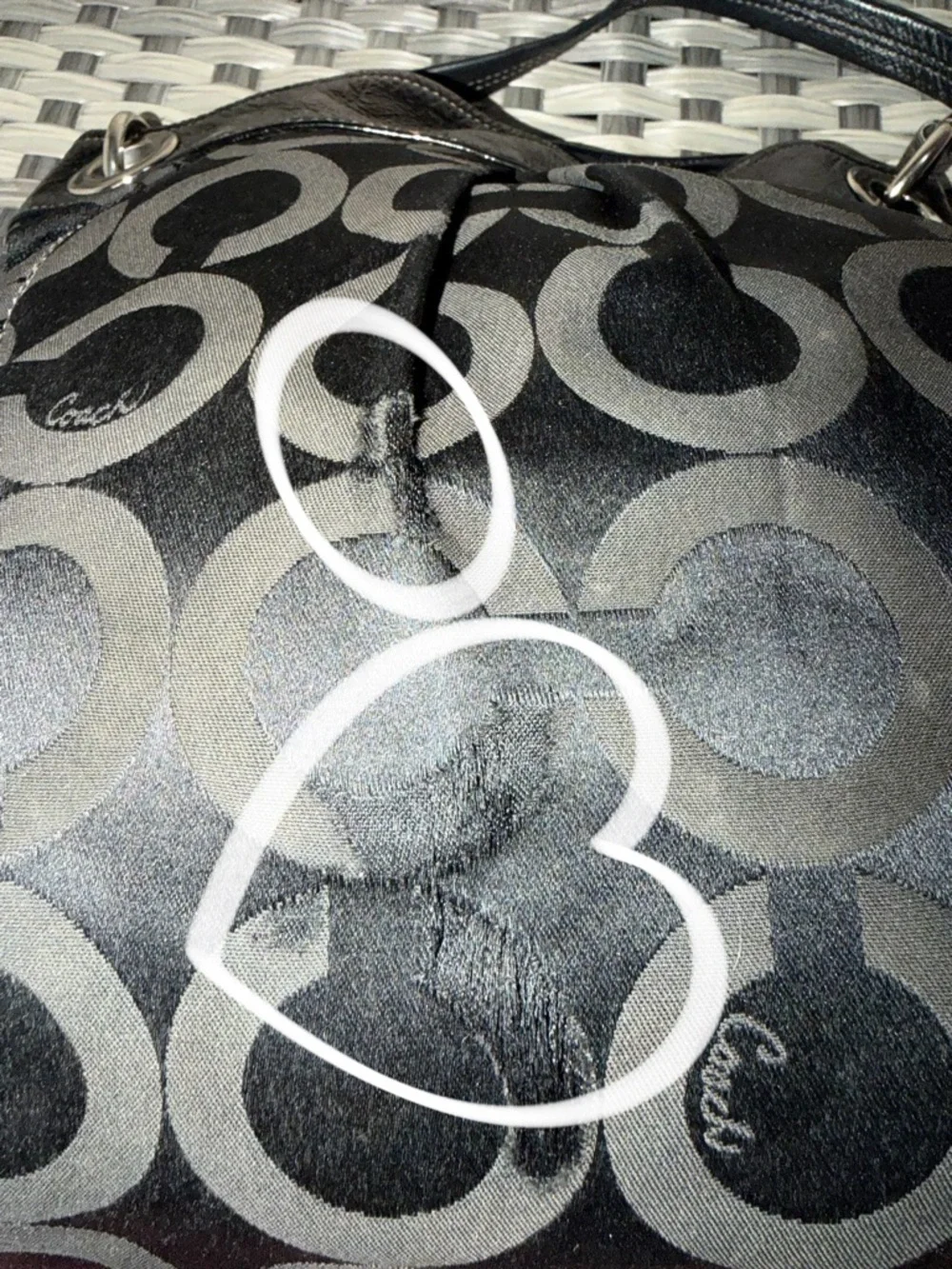 Coach Madison Black Shoulder Bag with Crossbody Strap - Style 14580 - Picture 15 of 16